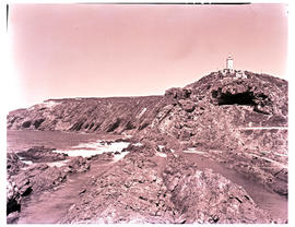 Mossel Bay, 1966. Cape St Blaize lighthouse.
