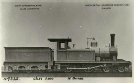 
Cape 1st Class Neilson 4-4-0TT. Their tenders were coupled with bell buffers and when needed the...