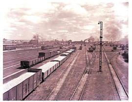 Springs, 1954. Railway marshalling yard.