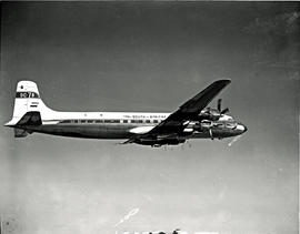 
SAA Douglas DC-7B ZS-DKF 'Good Hope' in flight.
