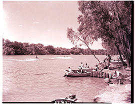 "Kimberley district, 1948. Rowing regatta on the Vaal River."