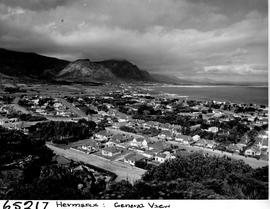 Hermanus, 1956. Town view.