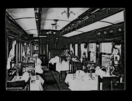 Interior of SAR Type A-18 (series 1) dining car.
