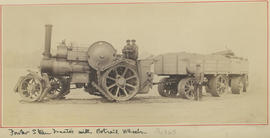 Fowler tractor with Botrail wheels.