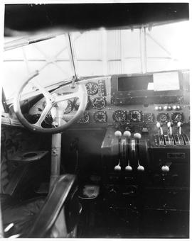 
Junkers Ju-52 cockpit and controls.
