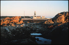Port Elizabeth, March 1976. Cape Recife lighthouse PE. [JV Gilroy]
