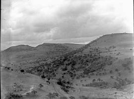 Vryheid district, 1947. Mountain view.