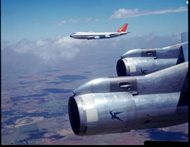 SAA Boeing 747 ZS-SAN 'Lebombo' in flight.