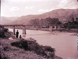 "Zululand, 1961. Bridge over Tugela River at Jameson's Drift."