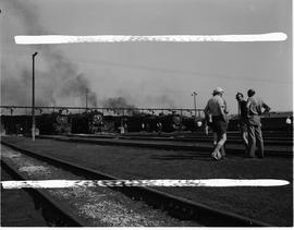 Pretoria, September 1968. Day for railway photographers and enthusiasts.