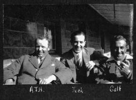 Circa 1925. Messrs AJ Hall, Jock and Galt. (Album on Natal electrification)