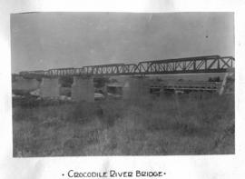 Nelspruit district, 1914. Crocodile River bridge. (Dempster Album of Nelspruit - Graskop construc...