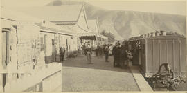 Graaff-Reinet, 1895. Railway station. (EH Short)