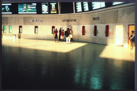 Pretoria, 1984. Interior of Belle Ombre railway station. [T Robberts]