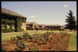 Johannesburg. Gardens at main entrance to Esselen Park Railway Training College.