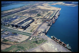 Richards Bay, November 1986. Aerial view of Richards Bay Harbour. [T Robberts]