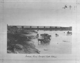 Circa 1901. Modder River bridge. (Collection on bridge damage in Anglo-Boer War)