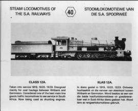 SAR postcard series No 40: SAR Class 12A.