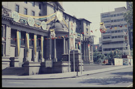Johannesburg, 1981. Decorated City Hall.