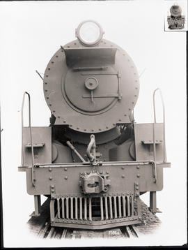 SAR Class 15E No 2881 built by Henschel and Sohn No 23000 and 23101-23115 of 1936. Front view of ...