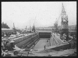 East London. Princess Elizabeth graving dock in Buffalo harbour.