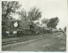 January 1971. SAR Class GM on Historical Transport Association special train commemorating the SA...