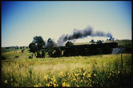 Clocolan district, March 1985. Steam train. [L Crafford]