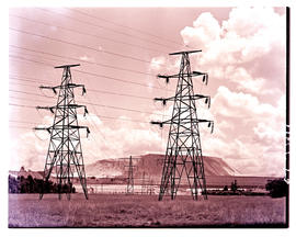 "Johannesburg, 1950. Power lines."
