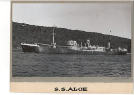 Durban. SS 'Aloe' in Durban Harbour. (Lynn Acutt, Durban)