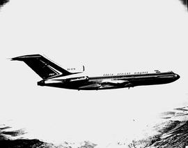 "1965. SAA Boeing 727 ZS-DYN 'Limpopo' in flight."