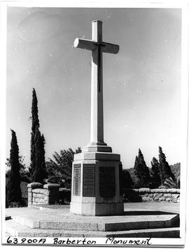 Barberton, 1955. War memorial.