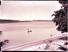 Mozambique, 1931. Boat on lake.