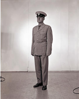 July 1968. Railway Police. Uniforms of officers and other ranks.