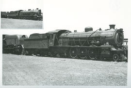 De Aar. SAR Class 16CR No 840, part of National Collection.