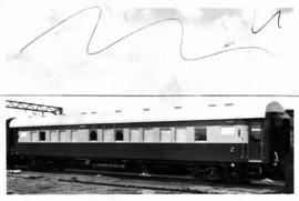 SAR 2nd class passenger coach No 8655, the first mainline passenger carriage to be manufactured i...