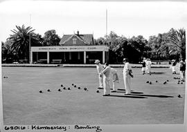 "Kimberley, 1956. Bowling green."