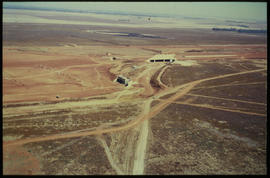 Bapsfontein, May 1980. Aerial view of Sentrarand marshalling yard. [Jan Hoek]
