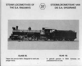 SAR postcard series No 37: Class 10.