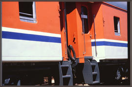 
Trans-Karoo passenger coach in new colours.
