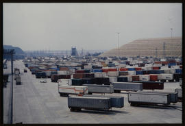 Johannesburg, 1978. Kaserne container depot.