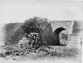 Completed stone arch bridge. (NZASM album of BJC van Rossum)