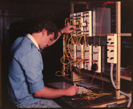 Pretoria, May 1989. Electrical engineer at Koedoespoort. [D Dannhauser]