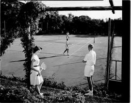 Barberton, 1954. Municipal tennis courts.