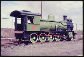 De Aar. SAR Class 8F No 1236 prepared to be plinthed.