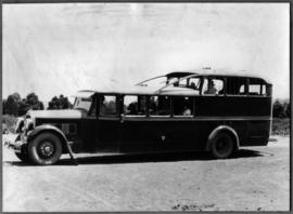 Hermanus, 1927. SAR observation bus built on a White Motor Company chassis.
