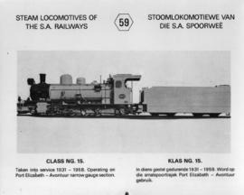 SAR postcard series No 59: SAR Class NG15.