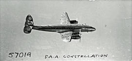 
SAA Lockheed Constellation ZS-DBR 'Cape Town'. Air to air.
