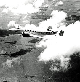 
SAA Junkers Ju-86 ZS-AGJ 'General David Baird' in flight.
