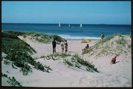 Port Elizabeth, October 1975. Sand dunes. [JV Gilroy]