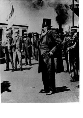 Boksburg, 1888. President Kruger at the opening of the Rand Tram between Johannesburg and Boksburg.